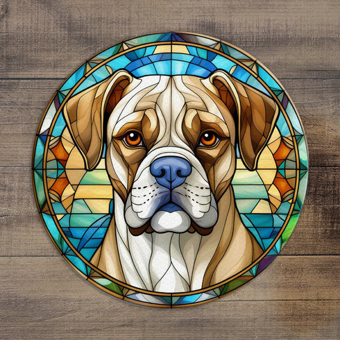 Boxer Circular Glass Suncatcher Worktop Saver